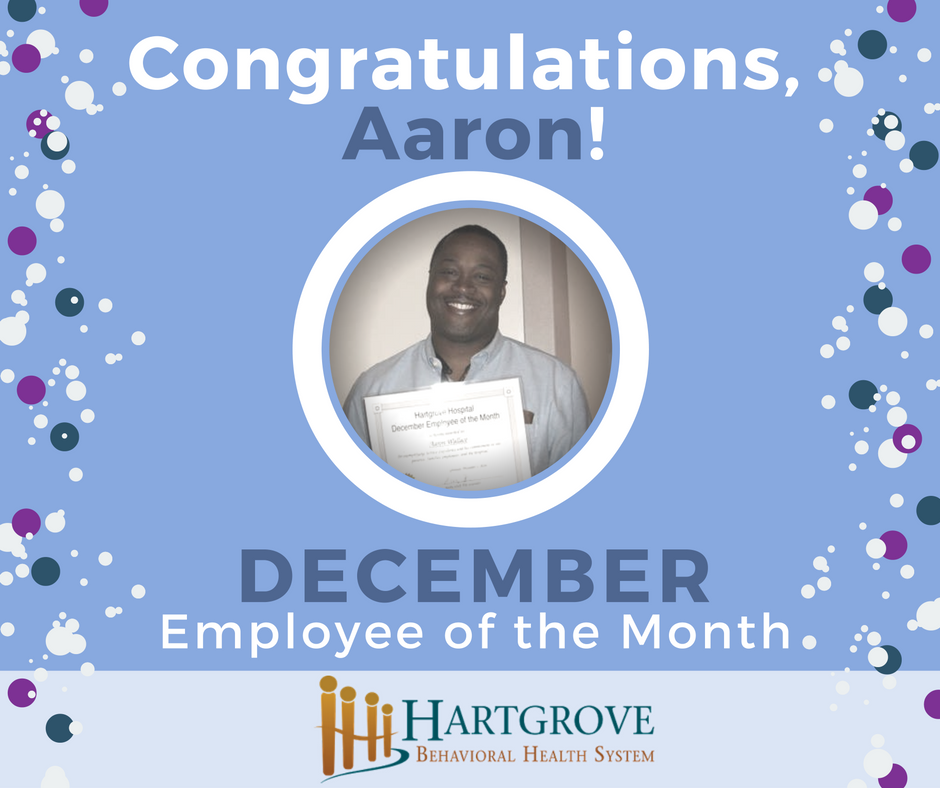 HartgroveBHS's tweet photo. Our December employee of the month is cool, calm and compassionate. Congratulations, Aaron and thank you! #mentalhealth #employeeofthemonth https://t.co/GHIDyJt3Ch