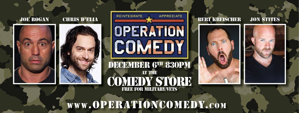 TheComedyStore's tweet photo. Tickets are going fast for @operationcomedy tomorrow night! Use code operation at checkout for 1/2 off tickets: https://t.co/POxXzmu9yd https://t.co/wWszFH6dXB