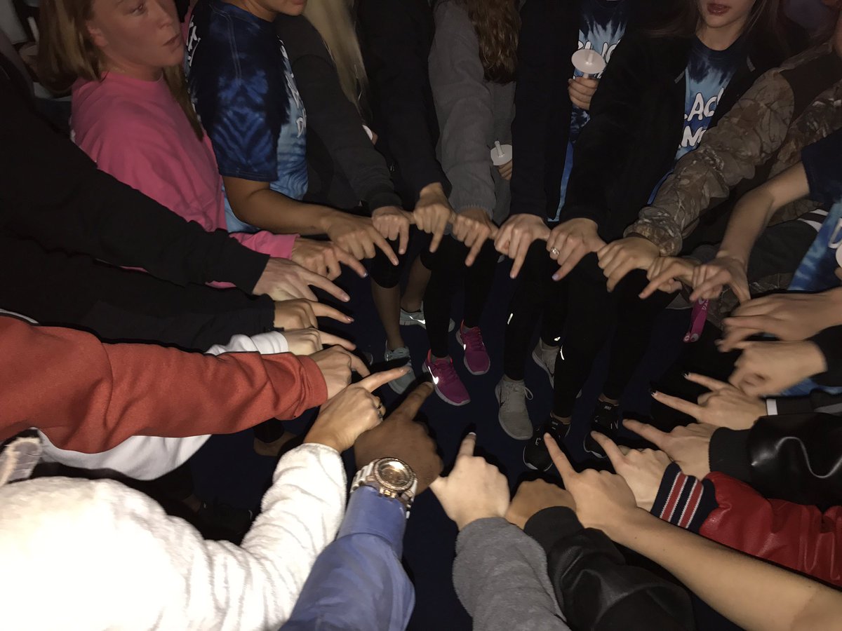 ca_blackdiamond's tweet photo. Black Diamonds team break for Destiny and Evan at candlelight vigil. #tiod #thisisourdestiny https://t.co/XwlHdBInfM