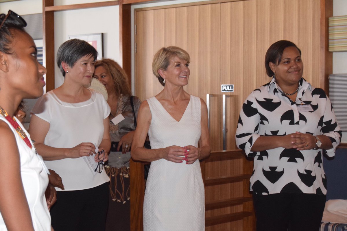 HonJulieBishop's tweet photo. Launching #SolomonIslands Professional Women's Network - promoting women in leadership, economic empowerment 🇦🇺🇸🇧 https://t.co/HpDMLzd1wB