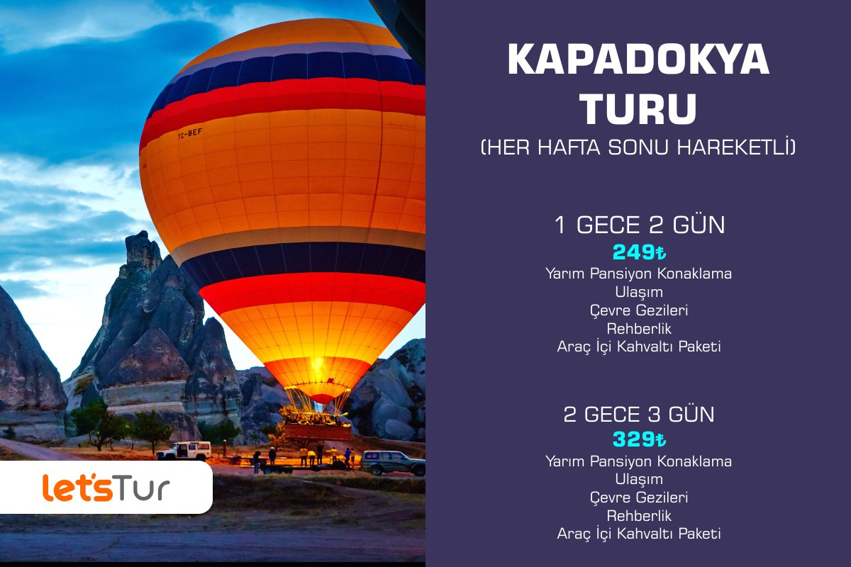 Olağanüstü coğrafyaya sahip eşi olmayan Güzel Atlar Ülkesi; Kapadokya. Gitmek için beklemeyin, her haftasonu Kapadokyada'yız 😍😎 #cappadocia