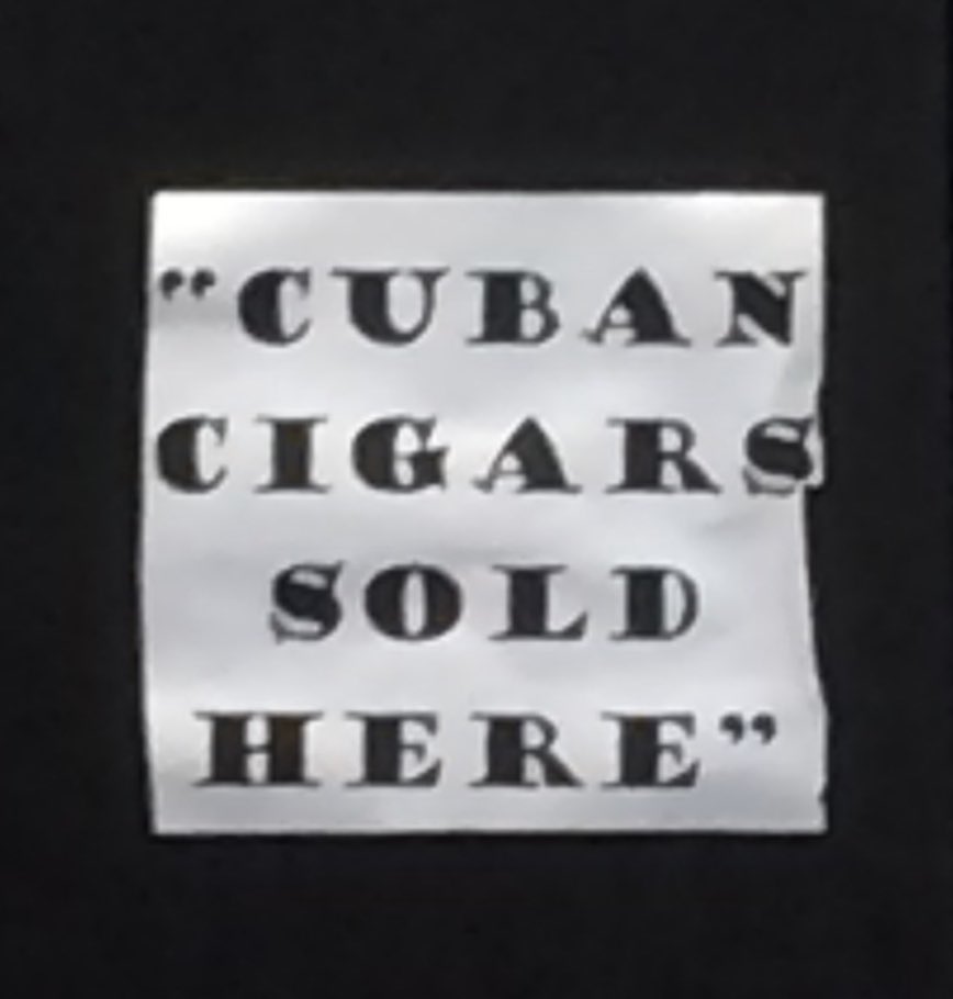 ItsAustinBlaed's tweet photo. Whatever "Cuban Cigars Sold Here" means... #GasStationSigns #UnnecessaryQuotations https://t.co/30Edud2mRT