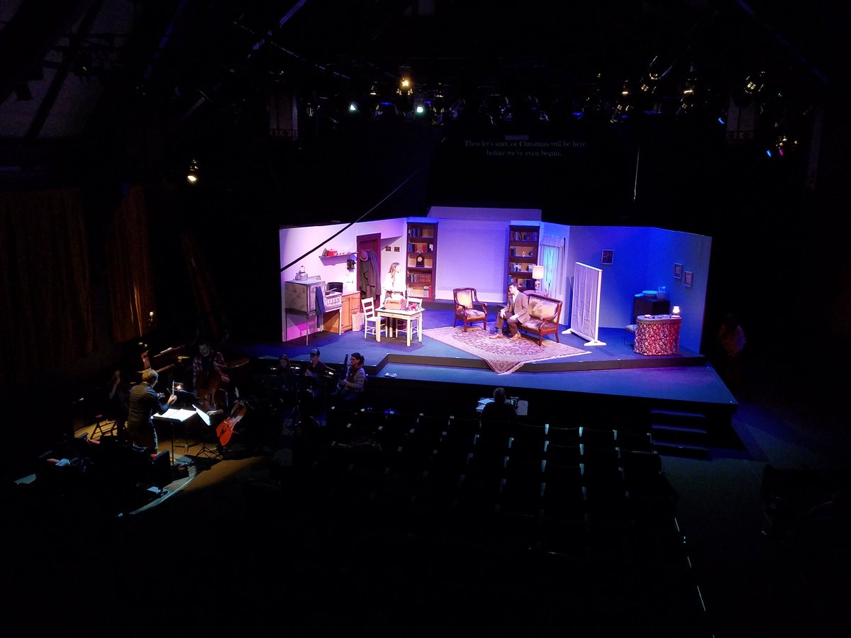GLLO_Cleveland's tweet photo. A view from the booth. #TheGiftoftheMagi #east-cleveland-theater get your tickets! https://t.co/fMY5OSbgJE