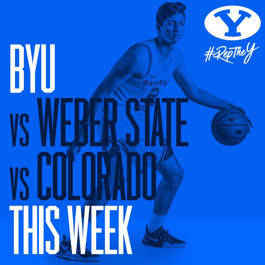 BYUMBB's tweet photo. THIS WEEK ...

Wednesday:
BYU vs Weber State - Marriott Center - 7pm MST - KSL 1160AM/102.7FM, SiriusXM 143 - BYUtv

#BYUhoops #GoCougs https://t.co/5CduiqcD8E