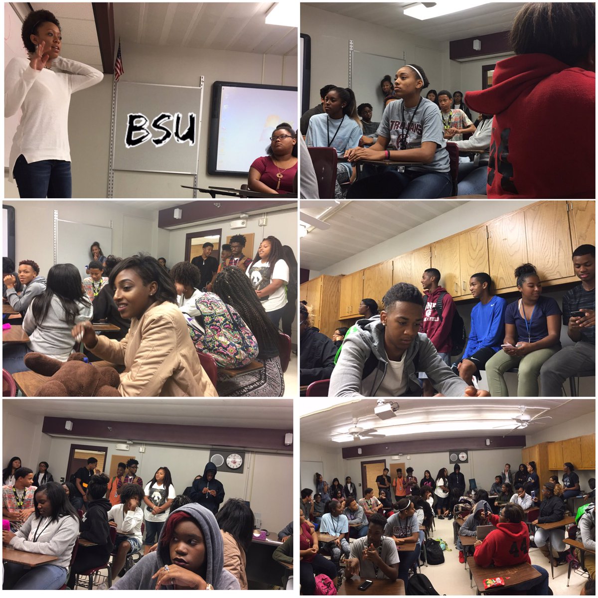 jenksblacksu's tweet photo. Jenks Black Student Union Meeting this Wednesday Advisory in room 5116. SPREAD THE WORD ✊🏽✊🏾✊🏿🎉 https://t.co/vDwqUoAaPA