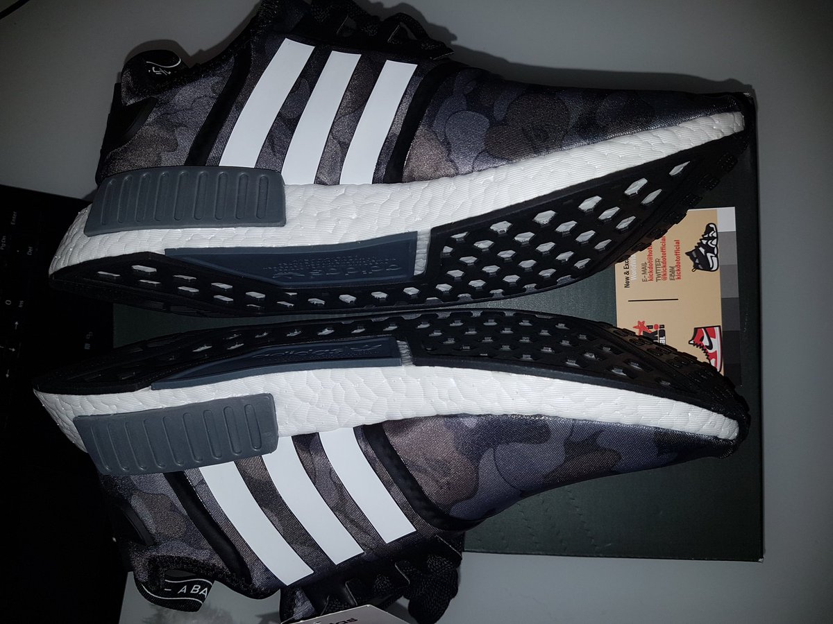 kickdotofficial's tweet photo. Random Retweet Gets £5 If Sold Through Twitter! #ADIDAS #FORSALE #NMD #BAPE #UK9 https://t.co/wTEoiEbd9K