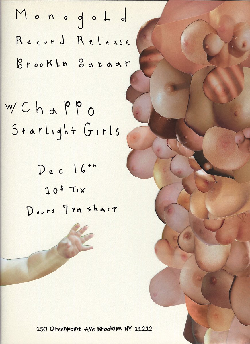 CHAPPOmusic's tweet photo. HEYY, we're playing with our buds @Monogold for their Record Release Show on Fri Dec 16th Gonna be da YOU know what! w @starlightgirls too! https://t.co/pEb1nEME7q