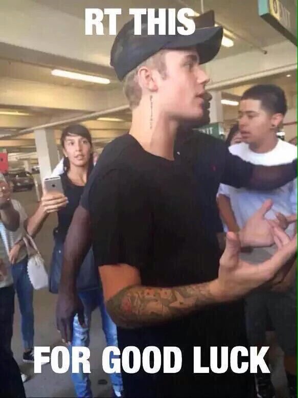 Last time I tweeted this I got floor seats for purpose tour, praying for pit for stadium tour