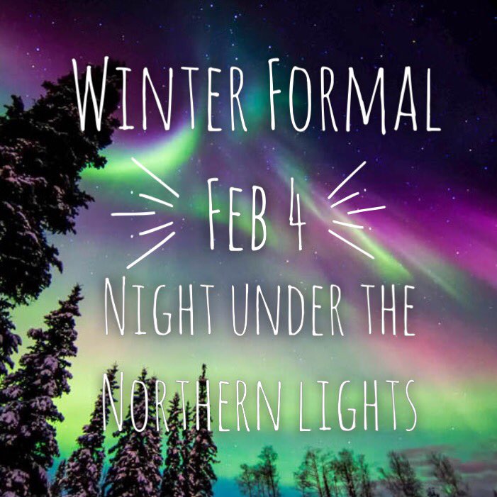 PRE SALE FOR WINTER FORMAL TICKETS ON WEDNESDAY DEC 14th
20$ with ASB CARD ❄️❄️