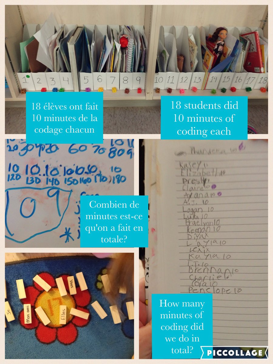 MmeSoltesz's tweet photo. Linking numeracy with improving our coding skills this week! #CSEdWeek #HourofCode #DSBNcodes #countingby10 https://t.co/zqexpPsT0T