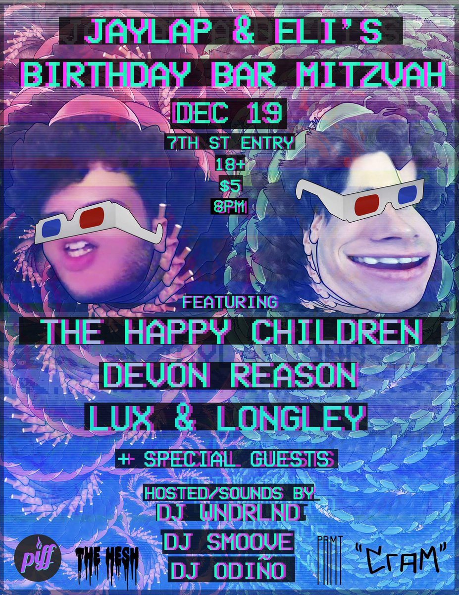 HELLOLUCIUS's tweet photo. Happy Birthday @eli_theProfit 

We going crazy for you and @jaylapmusic 
on the the 19th // 7th St Entry

ITS GONNA BE A MOVIE https://t.co/XO9F2rnY7O