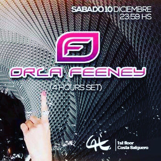 OrlaFeeney's tweet photo. #Argentina #sabadio10diciembre #4hourset #headline #trance https://t.co/1BdOCLuXC4