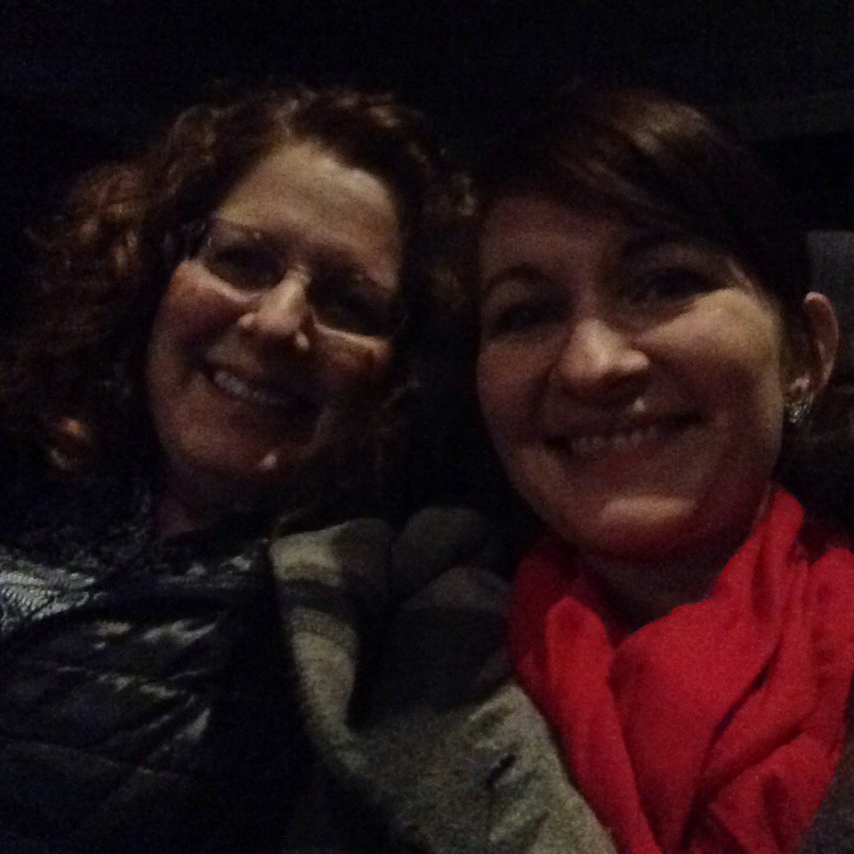 White Christmas at the cinema with Mama Cordray yesterday! So fun!