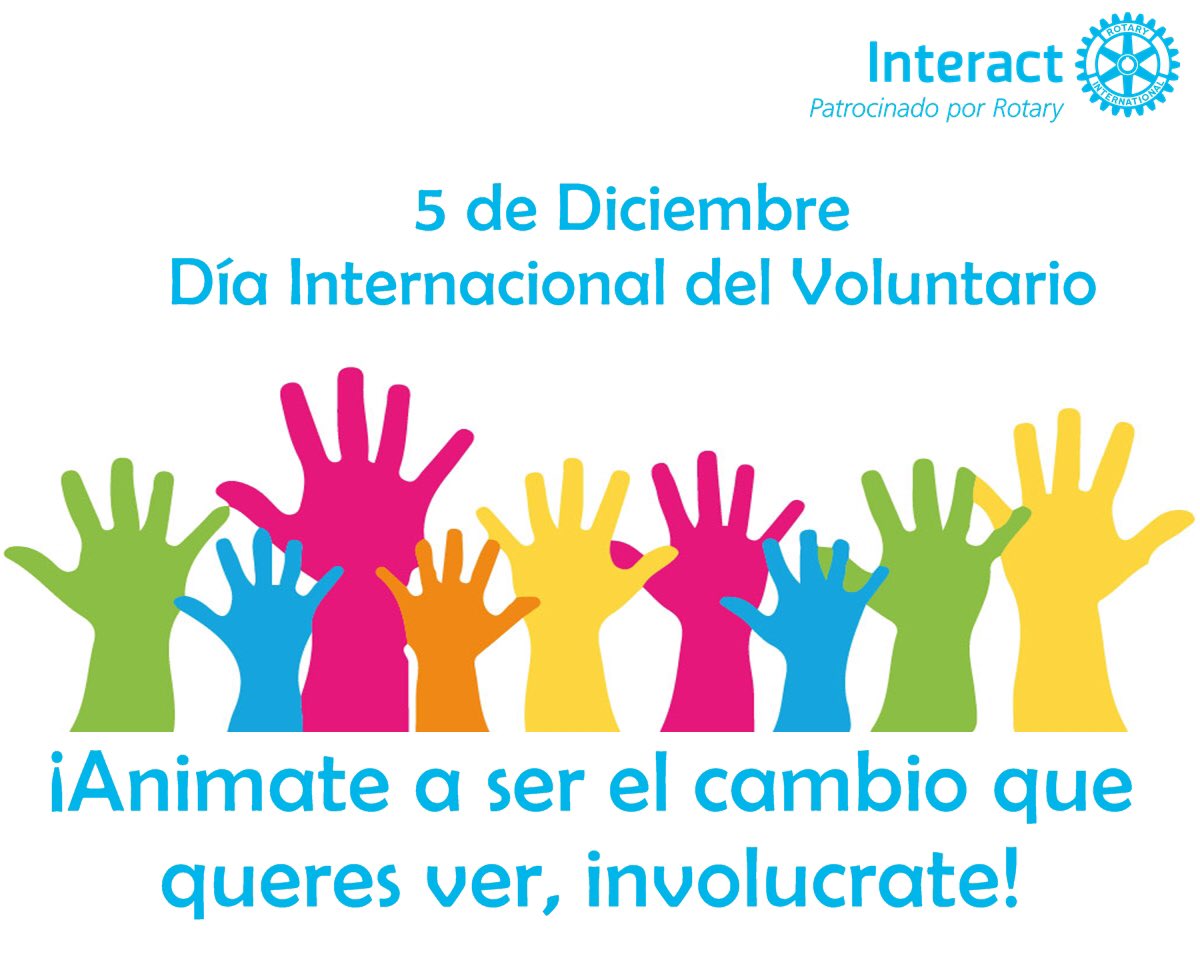 Nunca es tarde para involucrarte. Feliz día a todos los voluntarios!