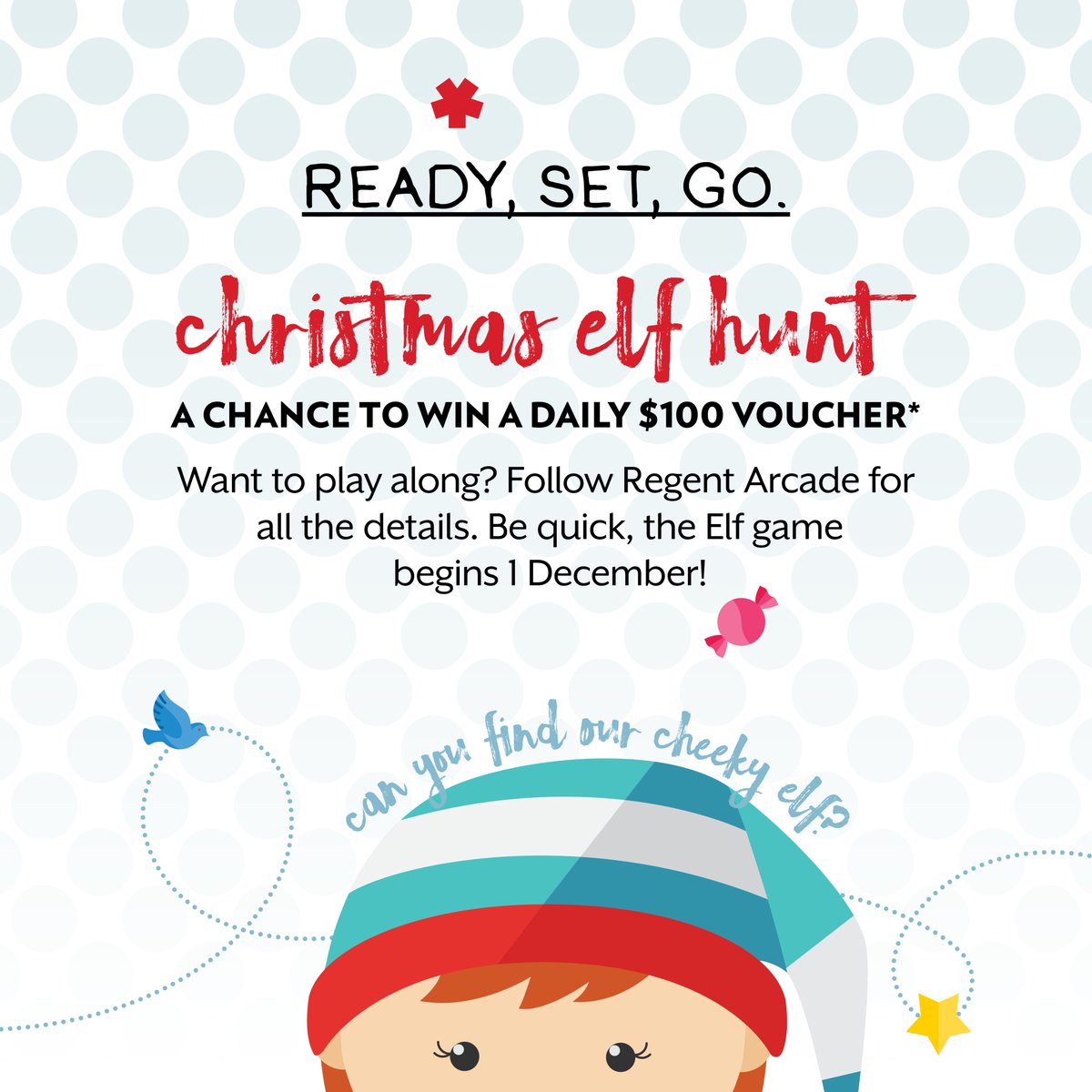 I hope you're playing along in <a href="/regentarcade/">Regent Arcade</a> Elf hunt in #Adelaide. Lots of eager hunters who have won, you can too! #RundleMall #campaign