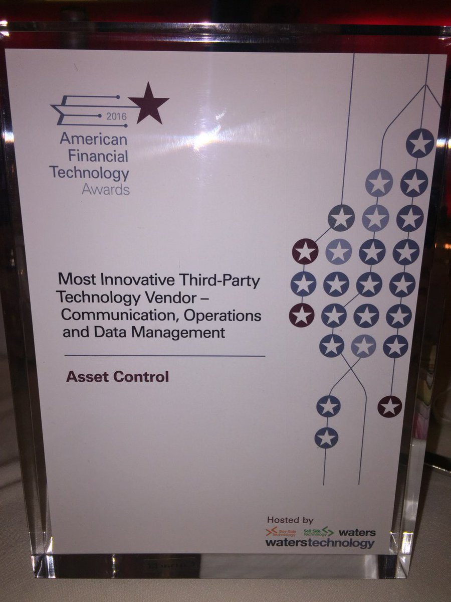 Awards won't change the world but it's great when the hard work is recognized.  Thanks <a href="/Waters/">Ryan Roitman-Waters</a> Technology