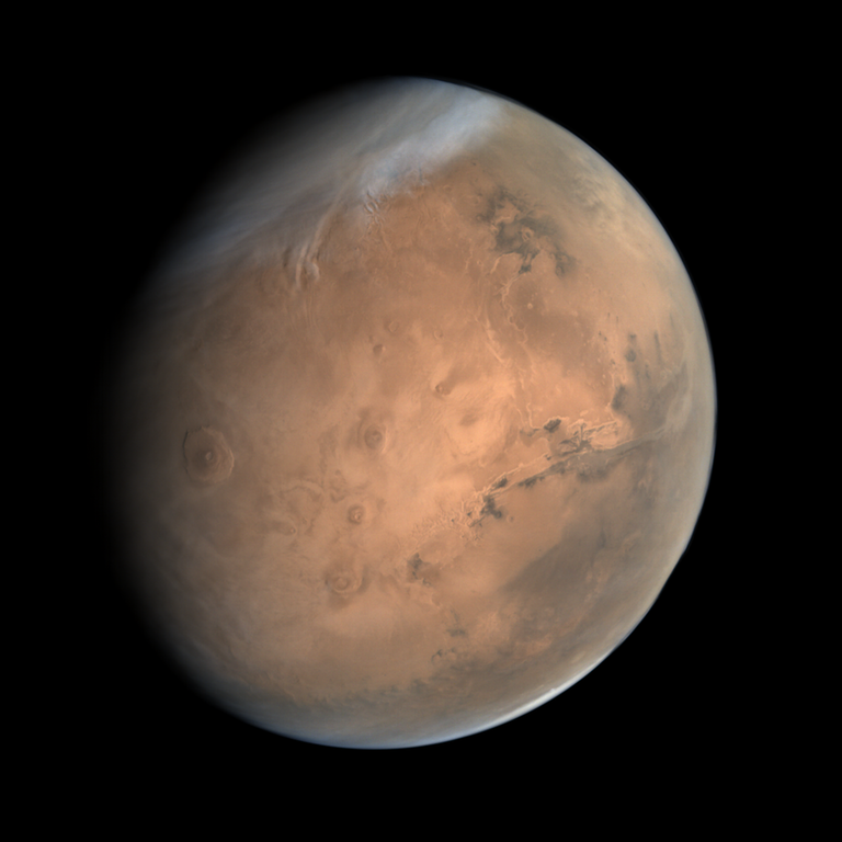 ScienceChannel's tweet photo. This is a true-color image of Mars! Simply gorgeous! https://t.co/1ExP0twN8Z