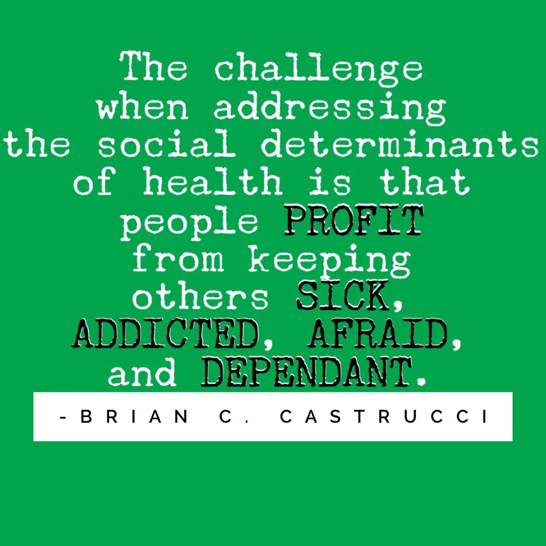 A2: Continues our focus on treating the sick. Ignores #SDOH - 80% of what makes us sick.  I wonder why? #pubht