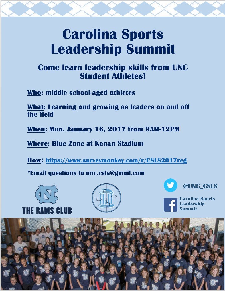 UNC_CSLS's tweet image. Check out the flyer as well for more information!!!!!!