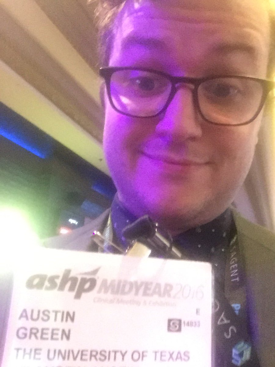 AustinLGreen's tweet photo. I must say I'm loving Midyear! #ASHP16 #ChallengeSilver https://t.co/SJl5tU5mZR