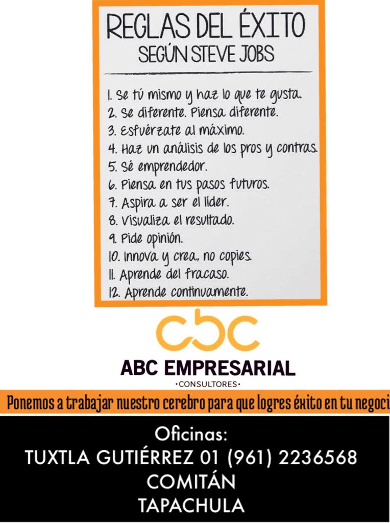 ConsultoresABC's tweet photo. Estamos a tus órdenes #Chiapas #Tuxtla #Tapachula #Comitan #Palenque #ABCEmpresarial #PlanDeNegocios https://t.co/DiZ3pOtu7H