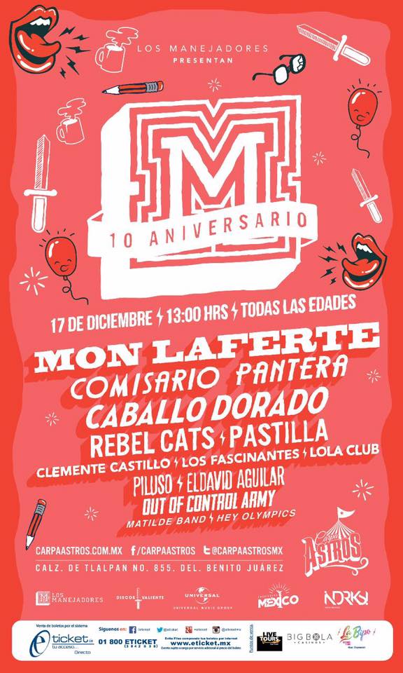 LolaClubFansMx's tweet photo. YA LISTOS FAMILIA? 17 De Diciembre celebrando con @losmanejadores 10 años!!! https://t.co/qlmQhCtrhs