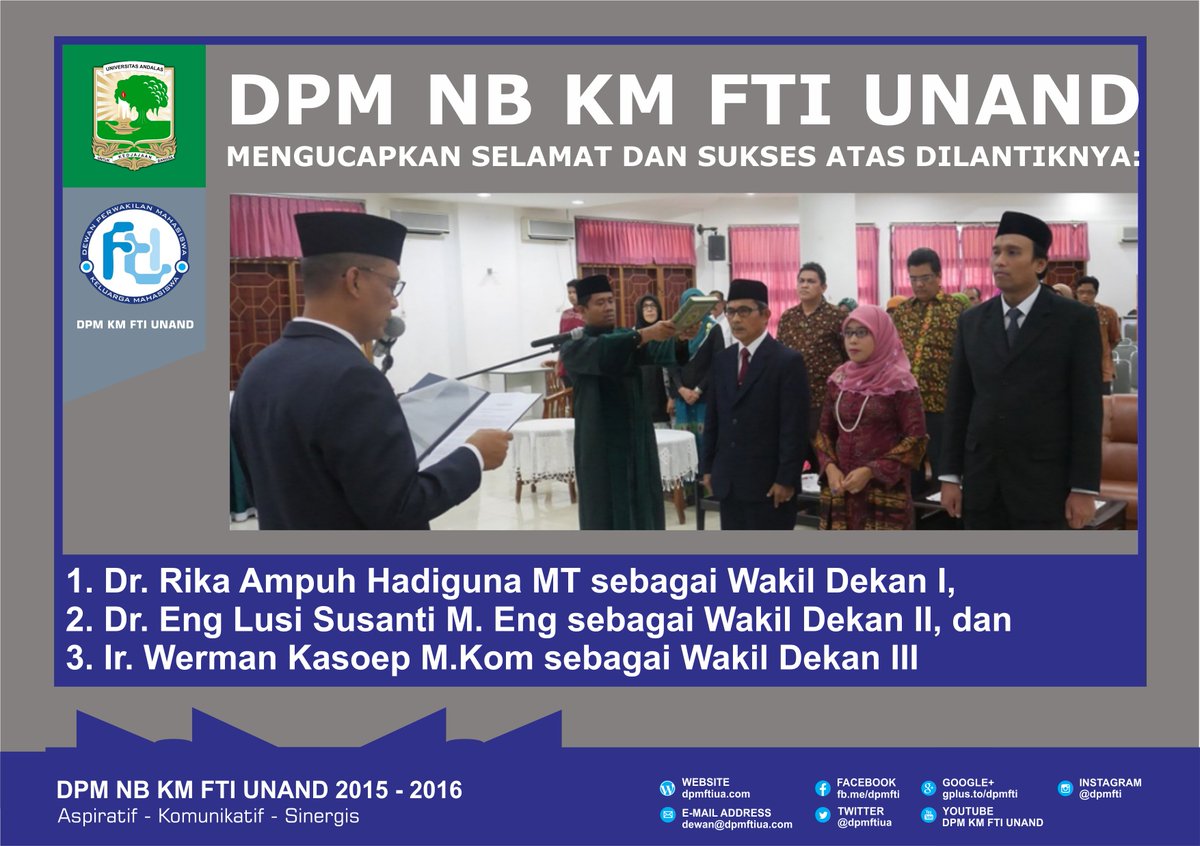 DPM KM FTI UNAND tweet media