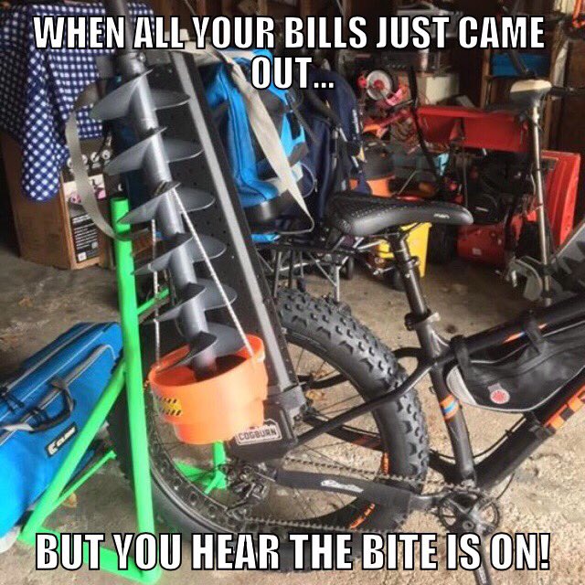 PBOutdoors's tweet photo. Sometimes ya gotta do, what ya gotta do! #icefishing https://t.co/zXGafhGIrp