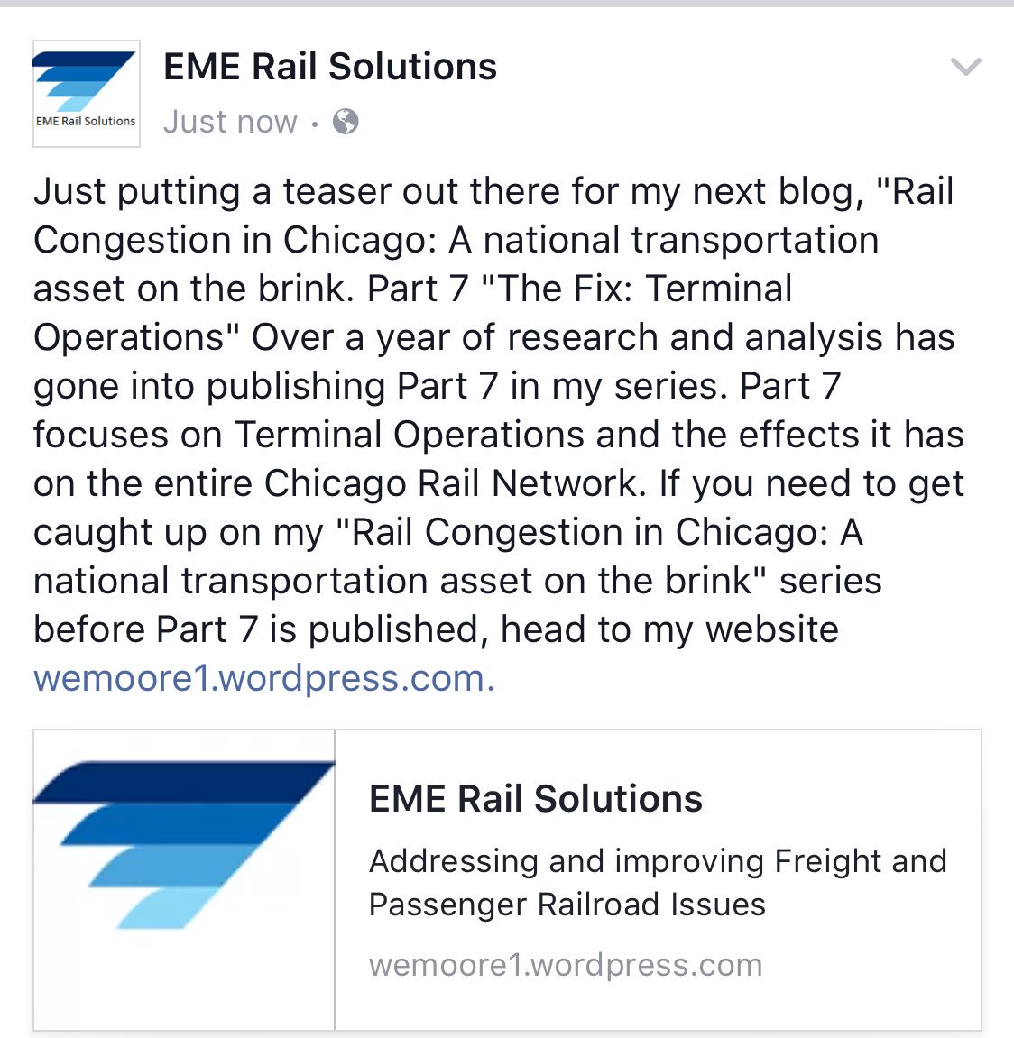 eme_rail's tweet photo. Part 7 in my series Rail Congestion in Chicago is coming soon #emerailsolutions #safetyalwaysfirst https://t.co/nh9lLAd62X