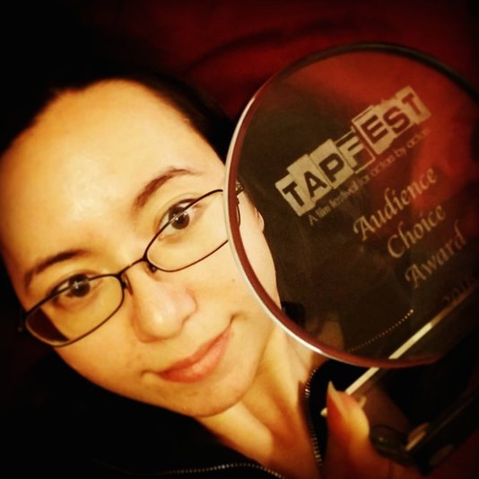 JenniferHardyCK's tweet photo. Our heads exploded when our strange short comedy film "The Solicitor" won "Audience Choice" &amp; "Best Production" during the TAPFestV event https://t.co/lziChyHF5q