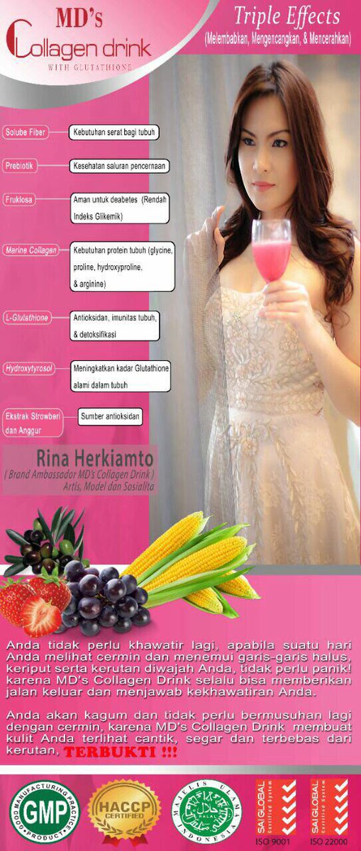 kis951fm's tweet photo. Telah hadir MDS Collagen Drink menutrisi &amp; meningkatkan elasitas jaringan kulit. Segera dapatkan @mdscollagen sekarang jg! https://t.co/5en4MSv8Gt
