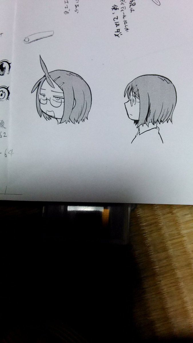 断捨離してると昔の現行の下描きの断片やらが出てきて面白い 