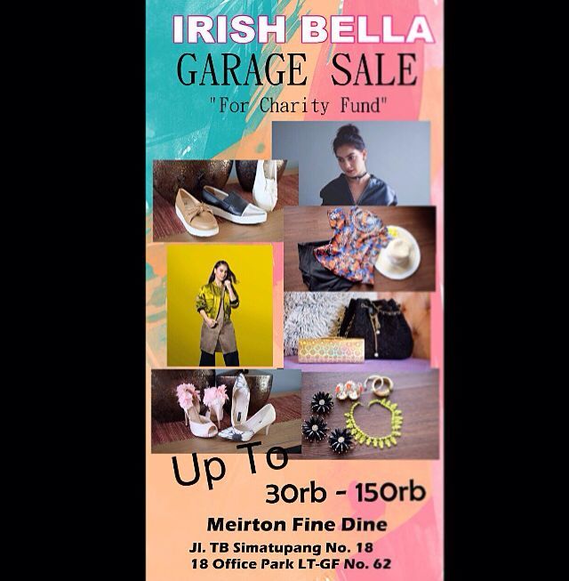 IRISH BELLA Garage Sale For Charity Fund" hanya kalian yg ikutan Meet&amp;Greet yg bisa beli barang2 spesial <a href="/ibell234/">Irish Bella</a> ♥