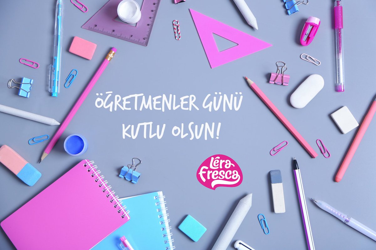 Bize iyiliği öğreten, doğruluktan, sevgiden yana olmamızda destek olan öğretmenlerimizin Öğretmenler Günü kutlu olsun! 🔤🔣