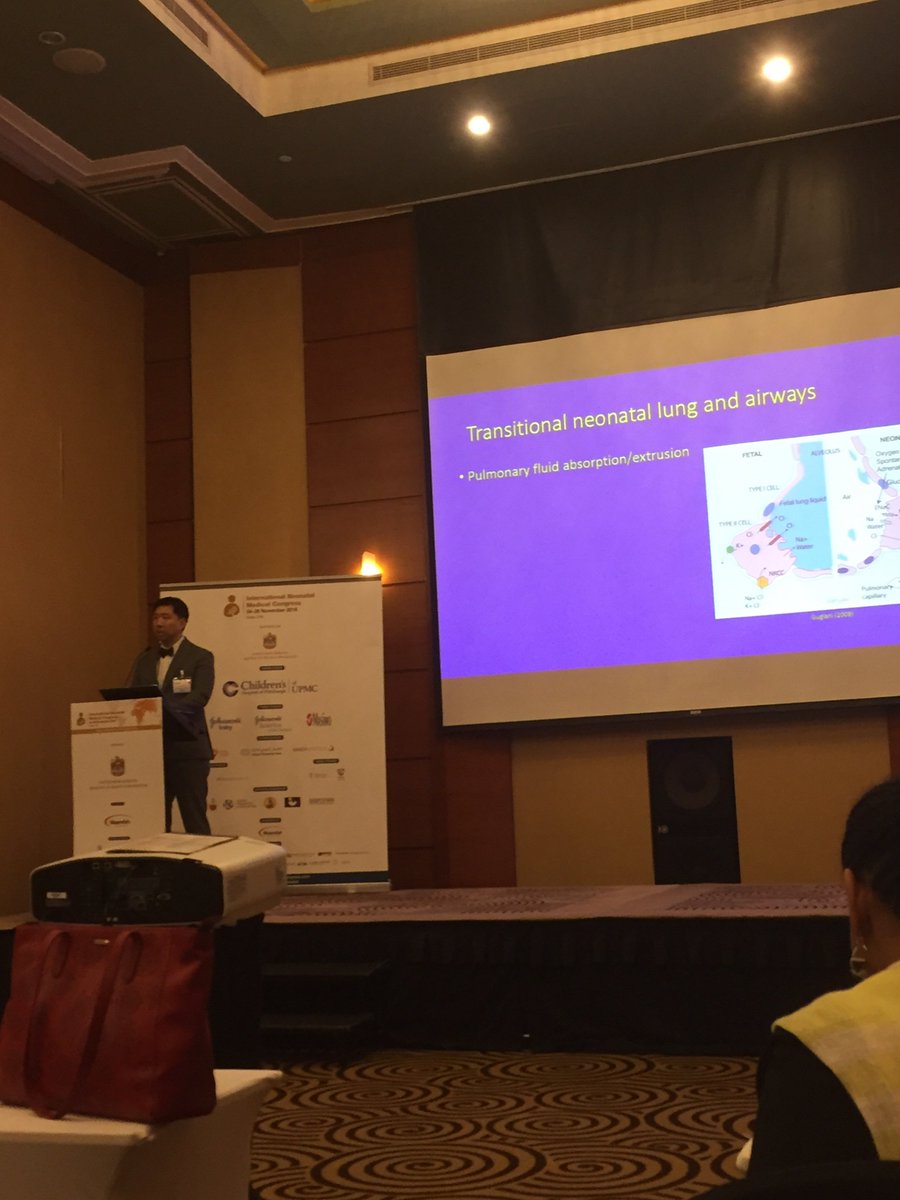 intlneonatal's tweet photo. Transitional physiology during umbilical cord clamping: a neurocardiopulmonary concert addressed by Dr. Ben H. Lee @sidra #IntlNeonatal https://t.co/KSnp2J1gFI