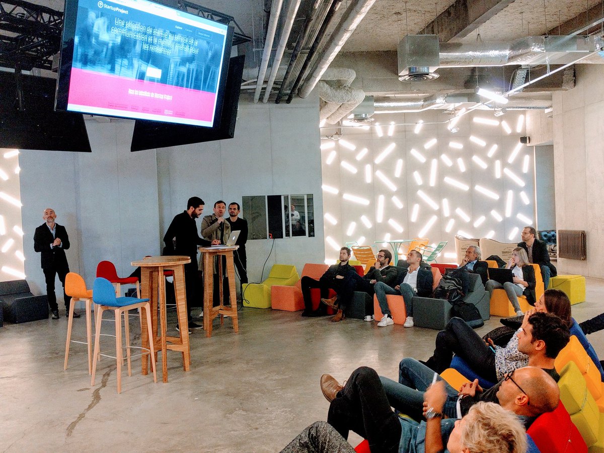 "Le <a href="/createch_tank/">Creative Tech Tank</a> s'est constitué en lien avec le #StartupProject" explique <a href="/smaguet/">Stéphane Maguet</a> pendant la matinée de lancement de la marketplace