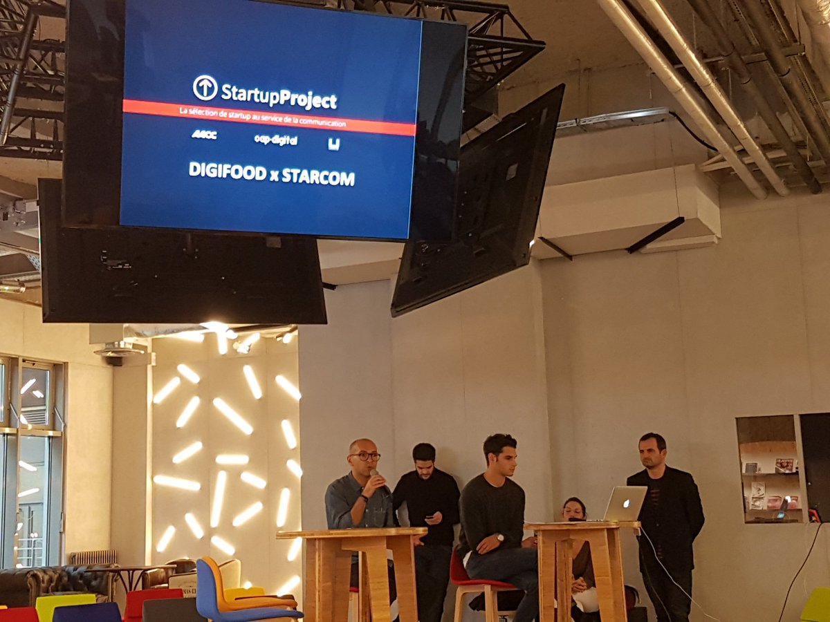 as_cruque's tweet image. #startupproject - Dimension servicielle au coeur des expérience de marque. Partage sur le partenariat avec @DigiFood_App @Starcom_France