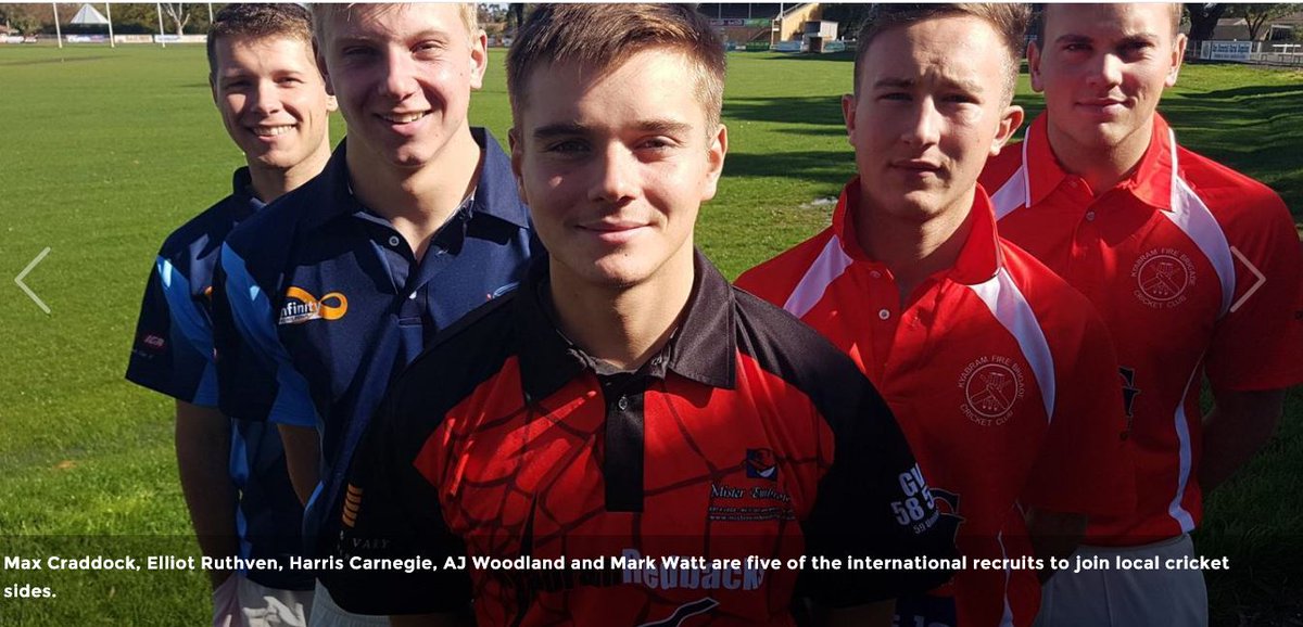 CricketOnUpper1's tweet photo. Nice to see @Woodyboi14 #OSE in the press in Australia, playing @Flames_CC @TeddiesOxford @TeddiesMartyrs https://t.co/eosGWIvIzh https://t.co/oBSpTo4Aph