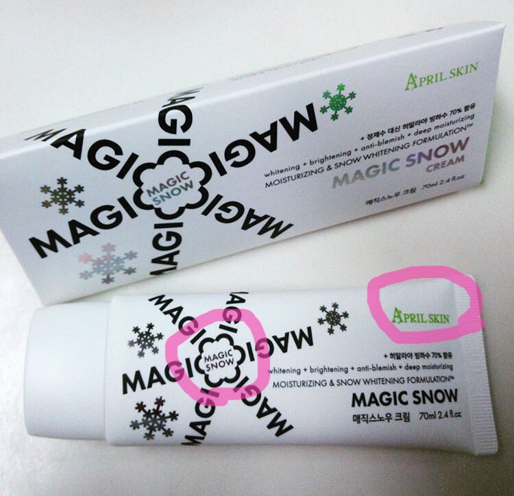 エイプリルスキン マジックスノークリーム 国内正規総代理店アイテム