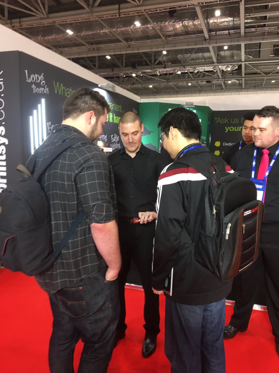 PrintedSystems's tweet photo. Great show yesterday! All set for day two @lux_live #luxlive https://t.co/oSsbOPFXwL