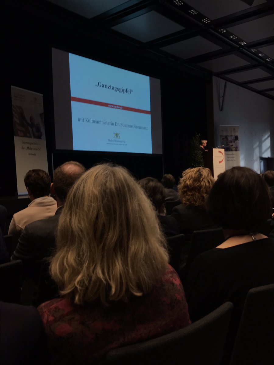 Heute morgen Ganztagsgipfel mit Kultusministerin Dr. Susanne Eisenmann