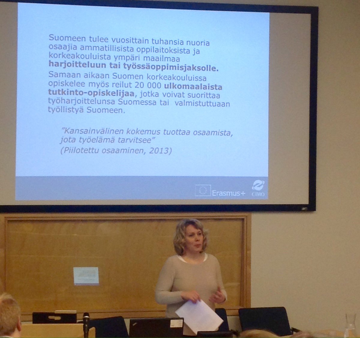 Finnish SMEs can really benefit from hiring overseas students as trainees/employees #Trainet @CIMO_HigherEd w @kaa_nel