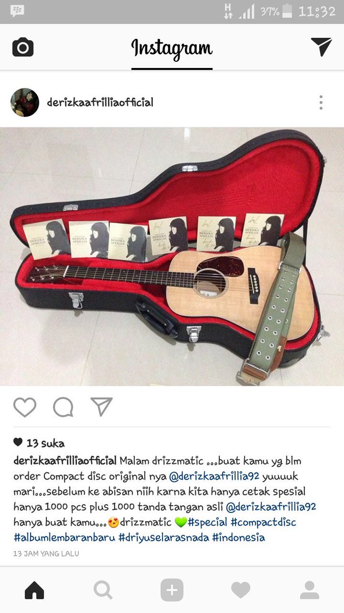 DrizzG_Lover's tweet photo. Kamu kah 1000 org yg beruntung itu? Makanya buruan order CD original @drizzgautisha #AlbumLembaranBaru dan bonus original ttd artisnya :) https://t.co/pjCbqkauMi