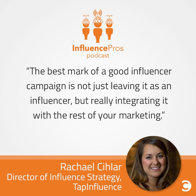 convince's tweet photo. #InfluencePros: How to Integrate #Influencer Campaigns With the Rest of Your Marketing  https://t.co/LqjcQrtX12 @tapinfluence @Cision https://t.co/S1afgYm5kC
