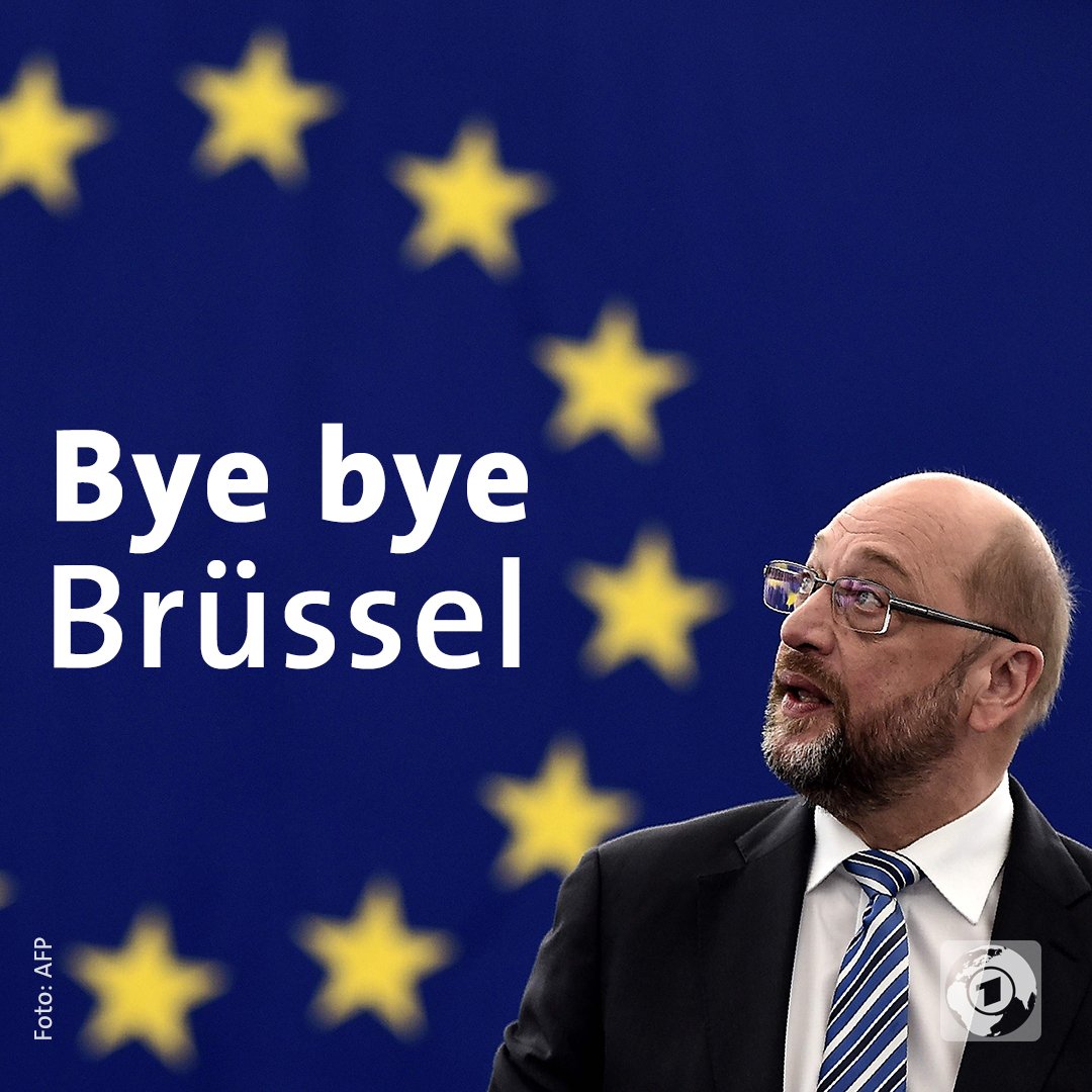 tagesschau's tweet photo. Martin Schulz will in die Bundespolitik wechseln. Offen ist, welche Rolle er in Berlin übernehmen wird. https://t.co/L13vpQ2haD https://t.co/AXRasSxZRo