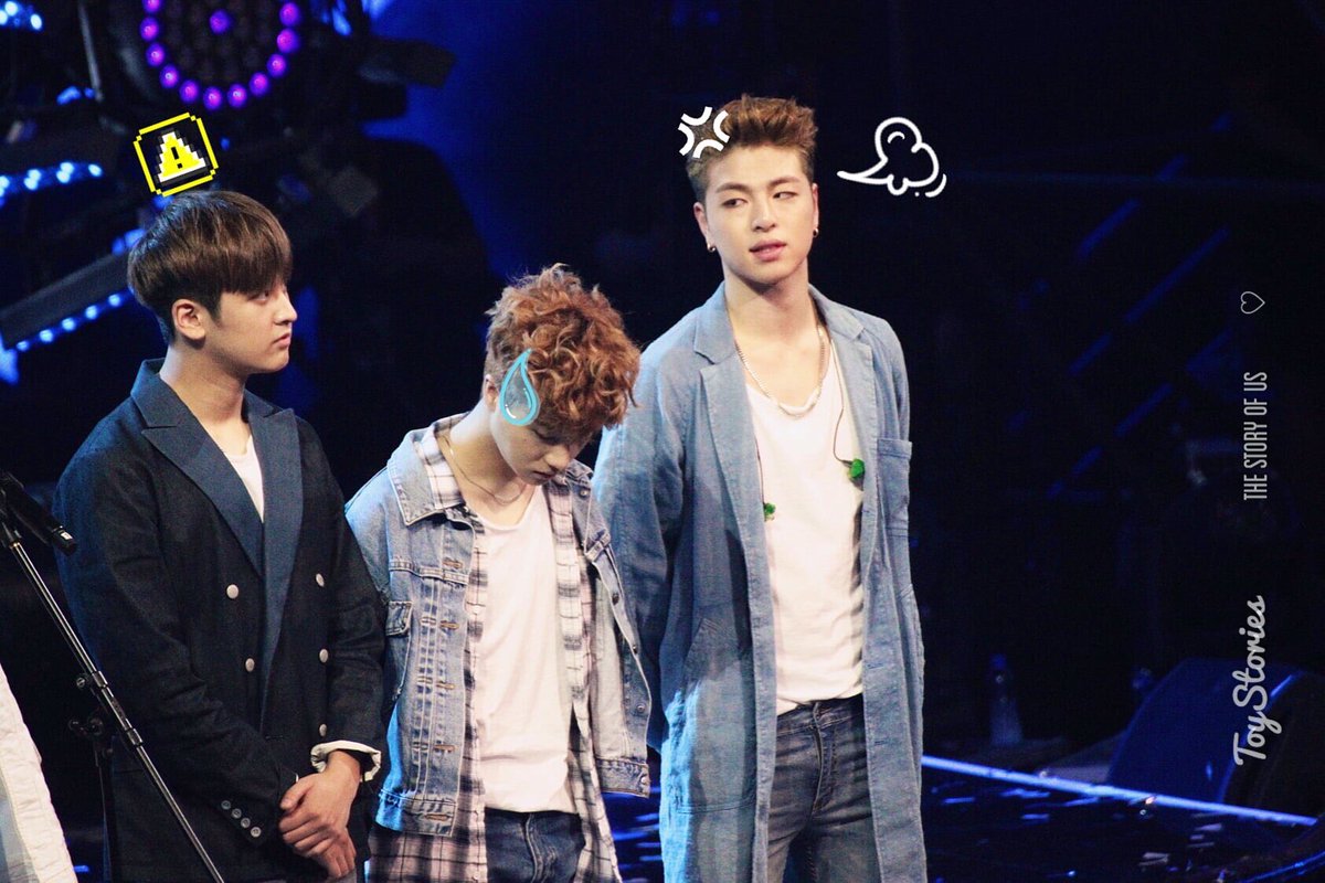 toystories9497's tweet photo. 160811 HQ / The Remix 더리믹스

The love triangle between Jinhwan, Junhoe and Chanwoo😂😂

#iKON #아이콘 #진환 #준회 #HeroesofRemix #더리믹스 #Junhwan https://t.co/BD5zbDlvBj
