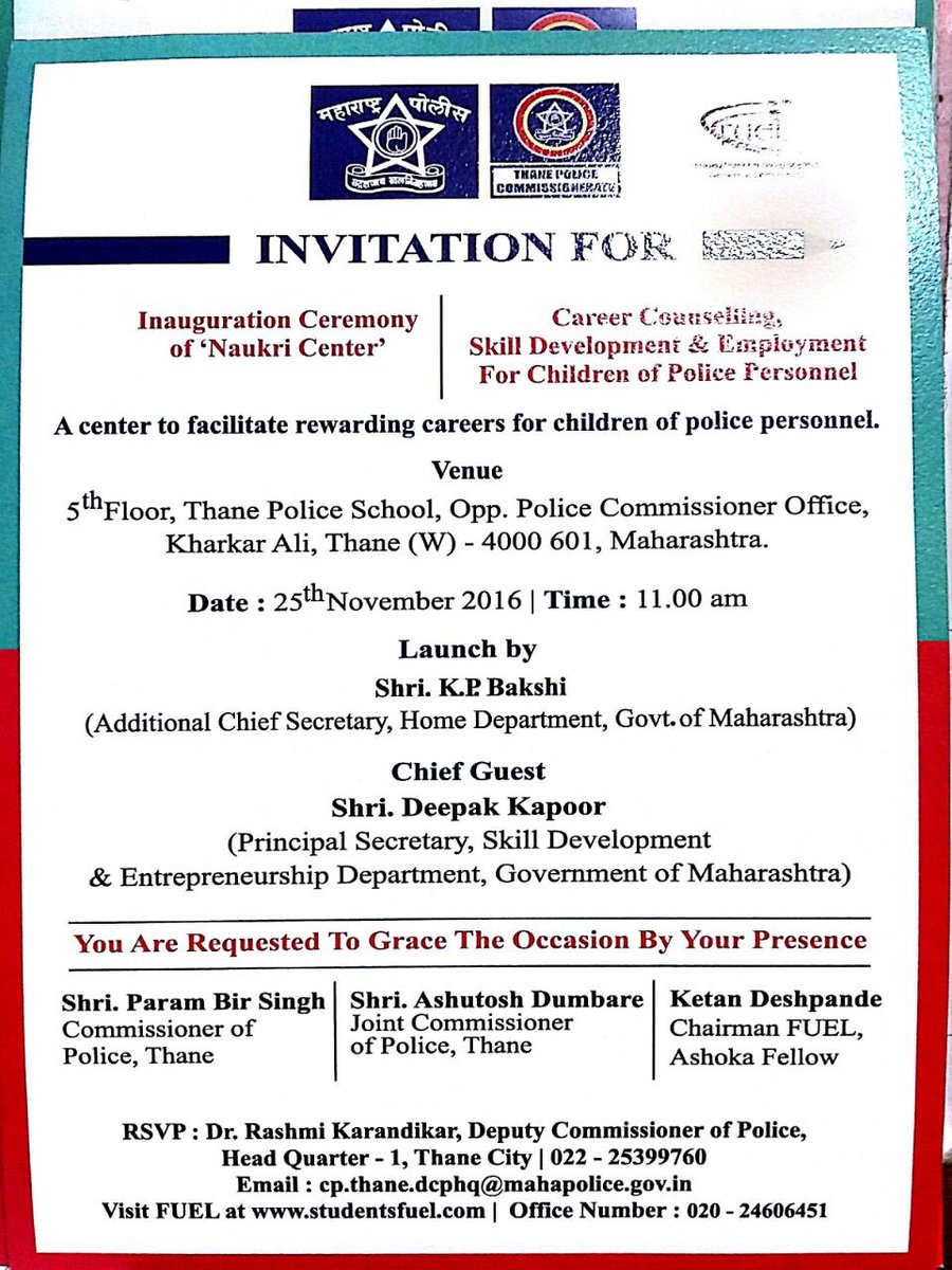ThaneCityPolice's tweet photo. Sometimes we are too busy in our schedules to mentor &amp; guide our own kids! Heartening to have a dedicated 'Naukari Centre' for our children. https://t.co/8I3GXnXLG7