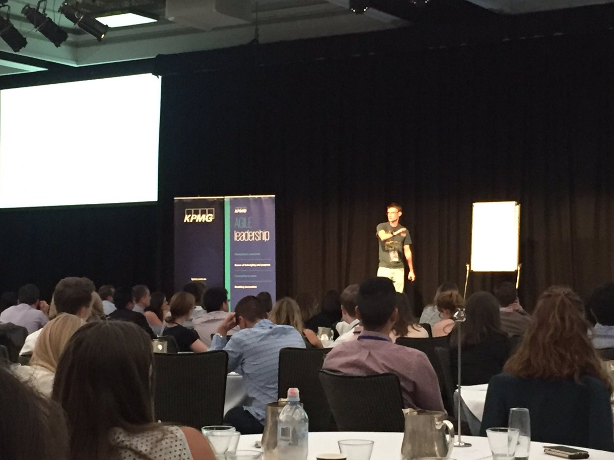 amberpatto's tweet photo. Chris Monk on History of the Future - New Manager Conference #technology #computing #Algorithms #futuretech @kpmgau https://t.co/v6oT4P8UVC
