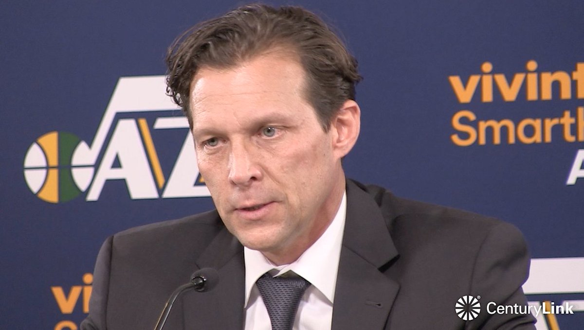 Coach Quin Snyder Postgame Interview  Video: on.nba.com/2gjtzgp #DENatUTA https://t.co/w7i1LRY646