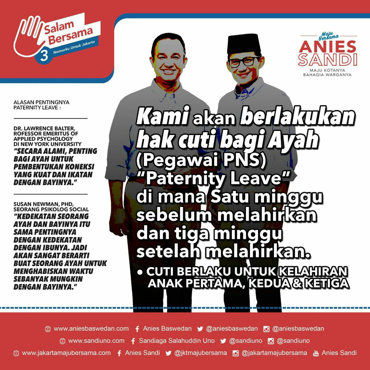 LrsSiska's tweet photo. yeay ini kereen.. ada hak cuti buat Ayah saat Bunda melahirkan 😄 #MajuBersama #AniesSandi #SalamBersama @JktMajuBersama https://t.co/TpnDdlcyuZ
